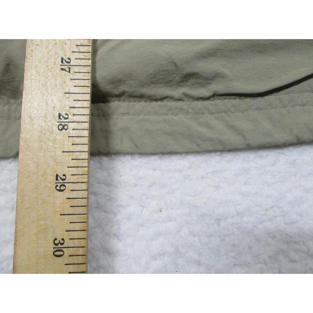ExOfficio Vest‎ Mens Large Khaki Travel Multi Pocket Zip Front Outdoor Hiking